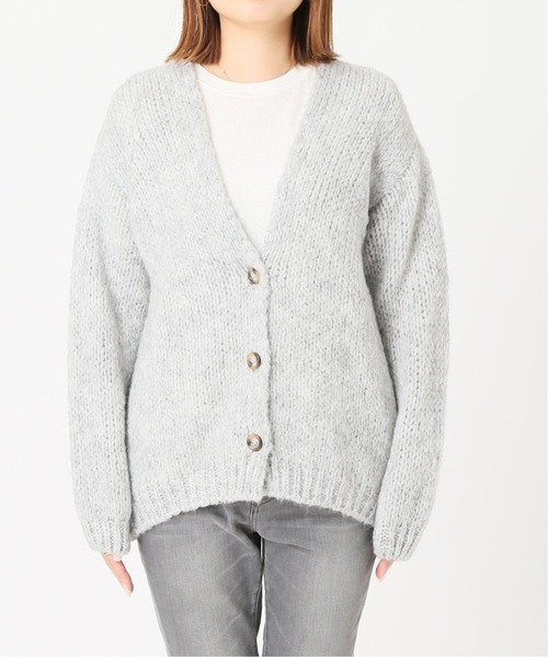 TRICOTS JEAN MARC(トリコットジーンマルク)の「【TRICOT JEAN MARC/トリコット ジーン マルク】ボタンツキカーデ◆2(カーディガン/ボレロ・レディース・グレー/カーキ/ベージュ・FREE)」の7枚目の写真