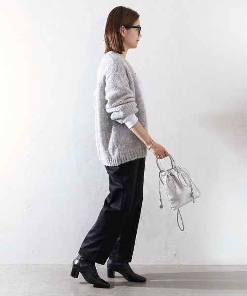 TRICOTS JEAN MARC(トリコットジーンマルク)の「【TRICOT JEAN MARC/トリコット ジーン マルク】ボタンツキカーデ◆2(カーディガン/ボレロ・レディース・グレー/カーキ/ベージュ・FREE)」の18枚目の写真