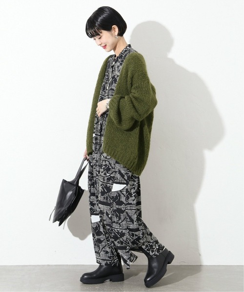 TRICOTS JEAN MARC(トリコットジーンマルク)の「【TRICOT JEAN MARC/トリコット ジーン マルク】ボタンツキカーデ◆2(カーディガン/ボレロ・レディース・グレー/カーキ/ベージュ・FREE)」の12枚目の写真