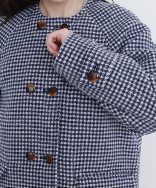 CHILD WOMAN（チャイルドウーマン）の「ギンガムモッサー ノーカラー