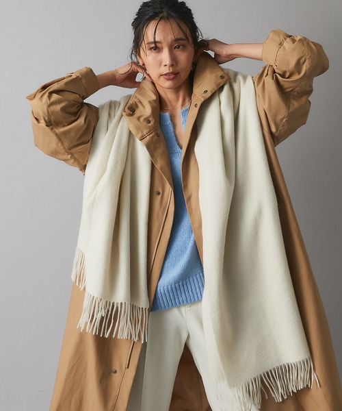 RIVE DROITE（リヴドロワ）の「デコルテを美しく魅せる　スリットネックエアリーニット（ニット/セーター・レディース・イエロー/ライトグレー/スカイブルー・FREE）」の13枚目の写真