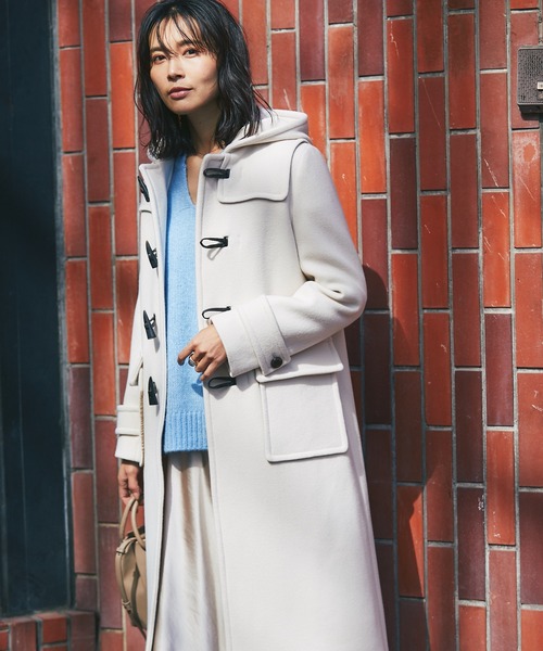 RIVE DROITE（リヴドロワ）の「デコルテを美しく魅せる　スリットネックエアリーニット（ニット/セーター・レディース・イエロー/ライトグレー/スカイブルー・FREE）」の19枚目の写真