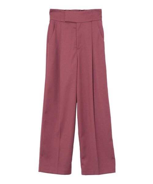 LAGUNAMOON(ラグナムーン)の「ストレートタックカラーパンツ(その他パンツ・レディース・ボルドー/グリーン系その他・SMALL/MEDIUM)」の3枚目の写真