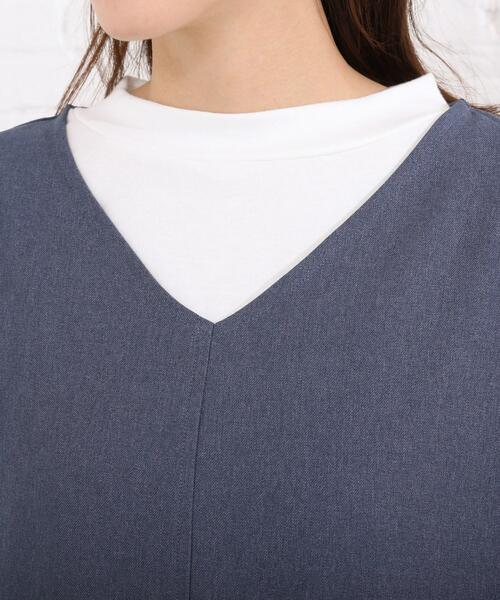 SHOO・LA・RUE(シューラルー)の「◆【2点セット】ウール調フレンチスリーブジャンドレセット(スカート・レディース・ライトブルー/ブラック/ダークブラウン/ベージュ・02/03/04)」の16枚目の写真