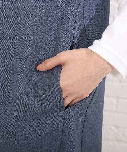 SHOO・LA・RUE(シューラルー)の「◆【2点セット】ウール調フレンチスリーブジャンドレセット(スカート・レディース・ライトブルー/ブラック/ダークブラウン/ベージュ・02/03/04)」の19枚目の写真