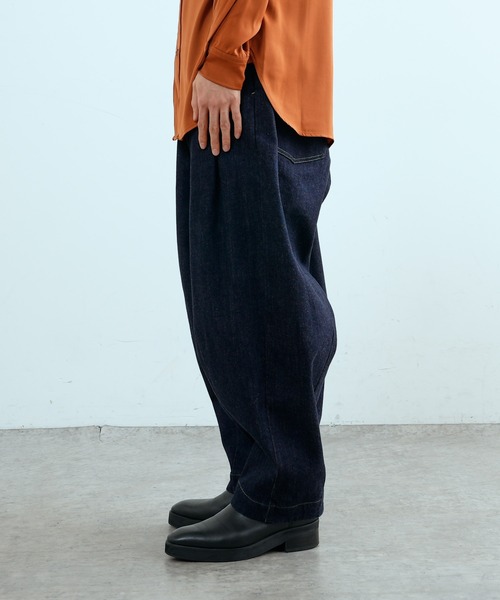 Lui's（ルイス）の「バルーンデニムパンツ（デニムパンツ・メンズ・インディゴブルー/ブラック・マルチサイズ）」の9枚目の写真