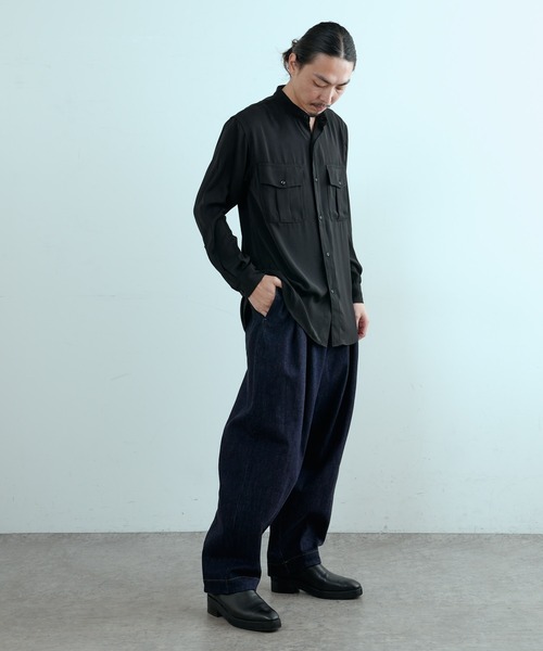 Lui's（ルイス）の「バルーンデニムパンツ（デニムパンツ・メンズ・インディゴブルー/ブラック・マルチサイズ）」の7枚目の写真