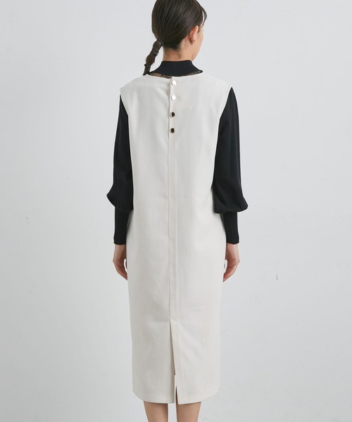 vis-`a-vis（ビサビ）の「【WEB限定】起毛ツイルジャンパースカート（ワンピース・レディース・ブラック/ブルー/キナリ・S/M）」の20枚目の写真