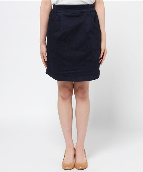 Kastane（カスタネ）の「【Kastane】台形タックミニスカート（スカート・レディース・ベージュ/グレー/インディゴブルー/レッド・FREE）」の6枚目の写真