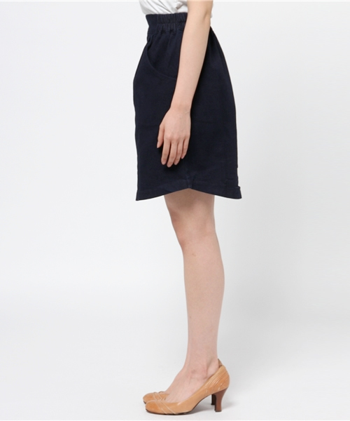 Kastane（カスタネ）の「【Kastane】台形タックミニスカート（スカート・レディース・ベージュ/グレー/インディゴブルー/レッド・FREE）」の7枚目の写真