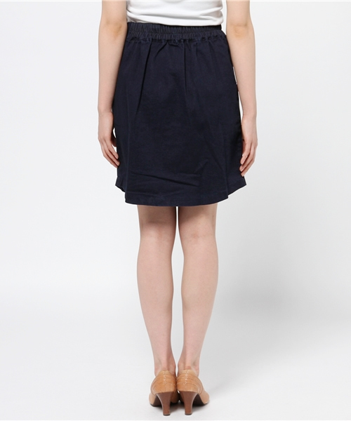 Kastane（カスタネ）の「【Kastane】台形タックミニスカート（スカート・レディース・ベージュ/グレー/インディゴブルー/レッド・FREE）」の8枚目の写真