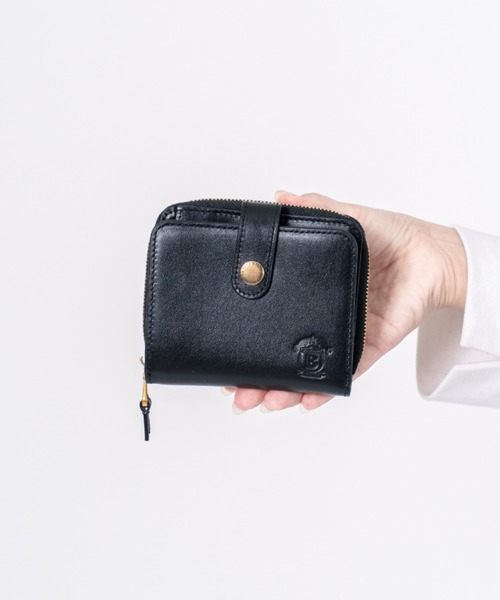 【新品未使用品】【BELLIES YORK】2つ折り財布 小銭入れ付イタリア牛革 BELLIES YORK 財布 「BELLIES YORK/ベリーズヨーク」2つ折り財布