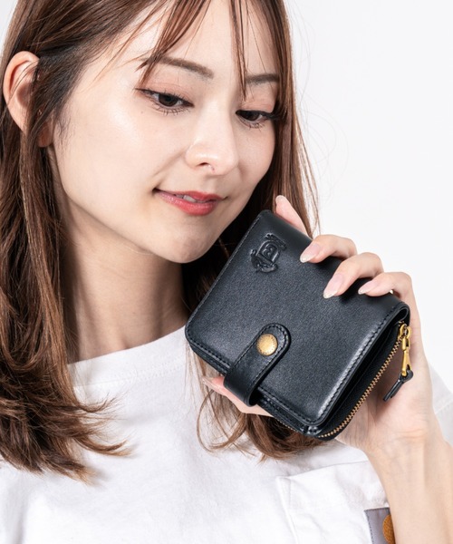 BELLIES YORK(ベリーズヨーク)の「【BELLIES YORK/ベリーズヨーク】2つ折り財布 小銭入れ付 イタリア牛革(財布・レディース・ブラック/ブラウン/ブラウン系その他/ナチュラル/グレー/ブラック系その他/ベージュ/グリーン/シルバー/ライトベージュ・FREE)」の11枚目の写真