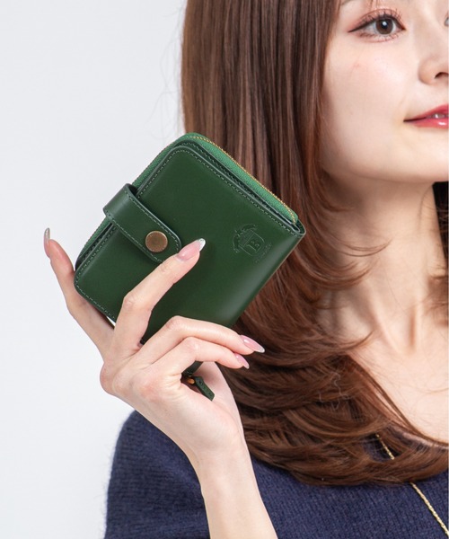 BELLIES YORK(ベリーズヨーク)の「【BELLIES YORK/ベリーズヨーク】2つ折り財布 小銭入れ付 イタリア牛革(財布・レディース・ブラック/ブラウン/ブラウン系その他/ナチュラル/グレー/ブラック系その他/ベージュ/グリーン/シルバー/ライトベージュ・FREE)」の17枚目の写真