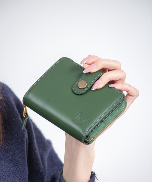 BELLIES YORK(ベリーズヨーク)の「【BELLIES YORK/ベリーズヨーク】2つ折り財布 小銭入れ付 イタリア牛革(財布・レディース・ブラック/ブラウン/ブラウン系その他/ナチュラル/グレー/ブラック系その他/ベージュ/グリーン/シルバー/ライトベージュ・FREE)」の19枚目の写真
