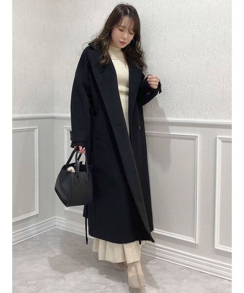 dazzlin（ダズリン）の「クロシェオープンポイントニットワンピース（ワンピース・レディース・ブラック/ベージュ/アイボリー・FREE）」の21枚目の写真