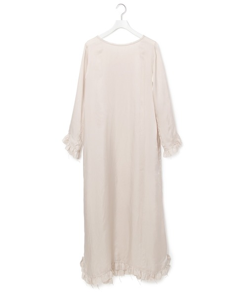 PROVOKE （プロヴォーク）の「【provoke for ADAM ET ROPE'】別注キュプラフリルワンピース（ワンピース・レディース・ブラック/オフホワイト/ラベンダー・FREE）」の10枚目の写真