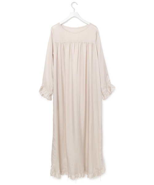 PROVOKE （プロヴォーク）の「【provoke for ADAM ET ROPE'】別注キュプラフリルワンピース（ワンピース・レディース・ブラック/オフホワイト/ラベンダー・FREE）」の11枚目の写真