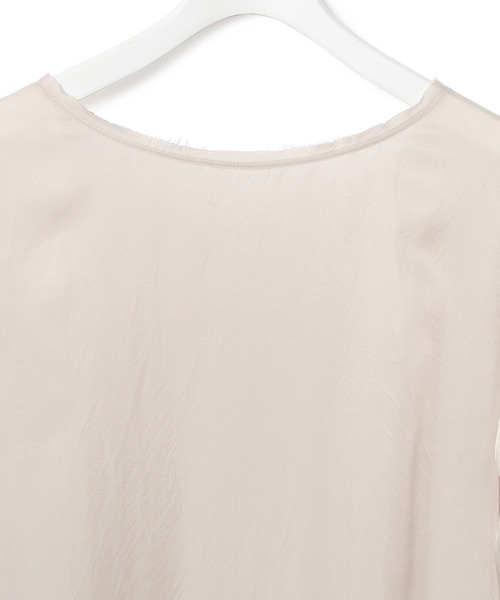 PROVOKE （プロヴォーク）の「【provoke for ADAM ET ROPE'】別注キュプラフリルワンピース（ワンピース・レディース・ブラック/オフホワイト/ラベンダー・FREE）」の12枚目の写真