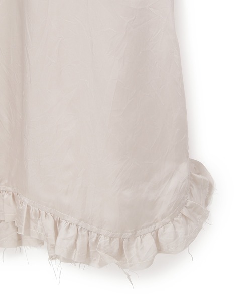 PROVOKE （プロヴォーク）の「【provoke for ADAM ET ROPE'】別注キュプラフリルワンピース（ワンピース・レディース・ブラック/オフホワイト/ラベンダー・FREE）」の15枚目の写真