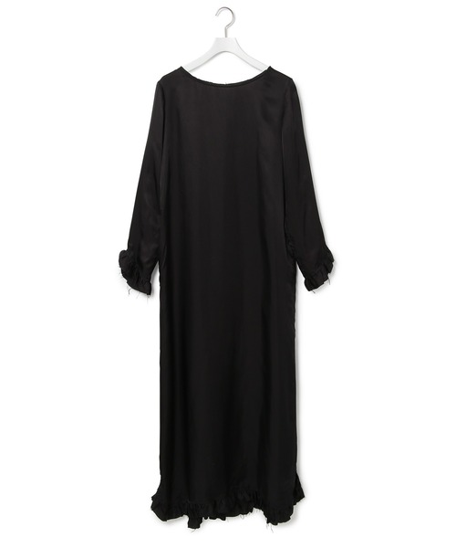 PROVOKE （プロヴォーク）の「【provoke for ADAM ET ROPE'】別注キュプラフリルワンピース（ワンピース・レディース・ブラック/オフホワイト/ラベンダー・FREE）」の20枚目の写真