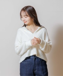 flower | セーラーニットトップ(ニット/セーター)