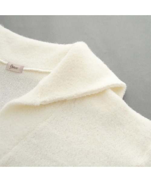 flower（フラワー）の「セーラーニットトップ（ニット/セーター・レディース・ホワイト/カーキ・FREE）」の16枚目の写真