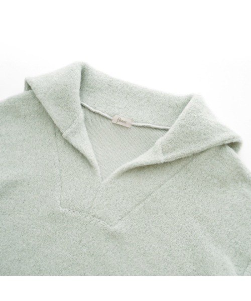 flower（フラワー）の「セーラーニットトップ（ニット/セーター・レディース・ホワイト/カーキ・FREE）」の21枚目の写真