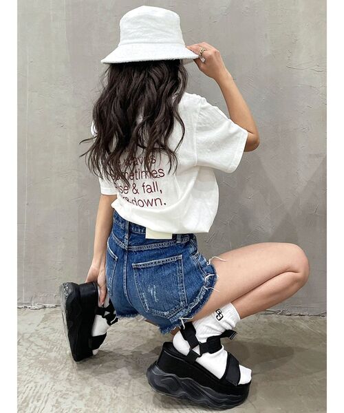 GYDA（ジェイダ）の「GG LOOSE ソックス(靴下)（ソックス/靴下・レディース・オフホワイト・FREE）」の5枚目の写真