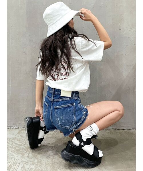 GYDA（ジェイダ）の「GG LOOSE ソックス(靴下)（ソックス/靴下・レディース・オフホワイト・FREE）」の4枚目の写真