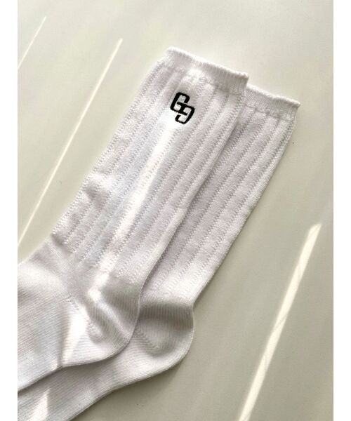 GYDA（ジェイダ）の「GG LOOSE ソックス(靴下)（ソックス/靴下・レディース・オフホワイト・FREE）」の9枚目の写真