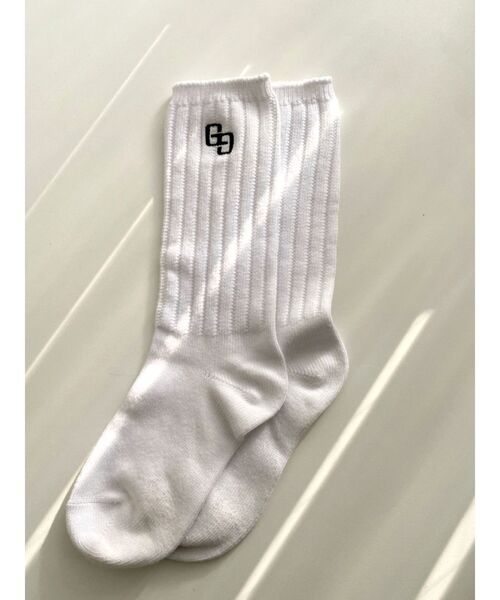 GYDA（ジェイダ）の「GG LOOSE ソックス(靴下)（ソックス/靴下・レディース・オフホワイト・FREE）」の10枚目の写真