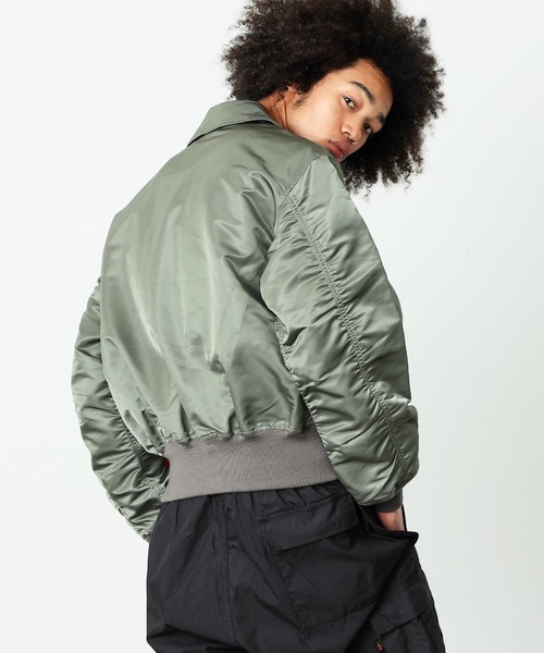 ※ALPHA（アルファ）の「CWU-36P ブルゾン U.S.サイズ(中綿なし)（ミリタリージャケット・メンズ・ブラック/グレー系その他・MEDIUM/X-LARGE/LARGE）」の10枚目の写真