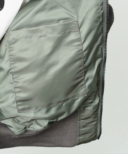 ※ALPHA（アルファ）の「CWU-36P ブルゾン U.S.サイズ(中綿なし)（ミリタリージャケット・メンズ・ブラック/グレー系その他・MEDIUM/X-LARGE/LARGE）」の20枚目の写真