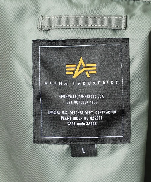 ※ALPHA（アルファ）の「CWU-36P ブルゾン U.S.サイズ(中綿なし)（ミリタリージャケット・メンズ・ブラック/グレー系その他・MEDIUM/X-LARGE/LARGE）」の16枚目の写真