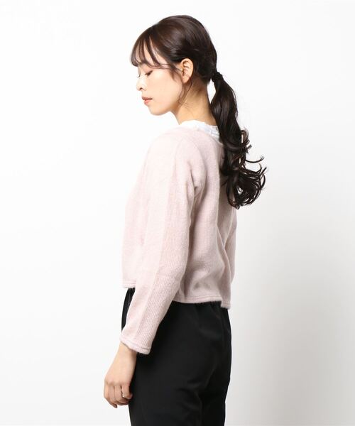 flower（フラワー）の「クリーミーカーディガン（カーディガン/ボレロ・レディース・ホワイト/ベージュ/ピンク・FREE）」の13枚目の写真