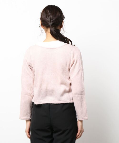 flower（フラワー）の「クリーミーカーディガン（カーディガン/ボレロ・レディース・ホワイト/ベージュ/ピンク・FREE）」の14枚目の写真