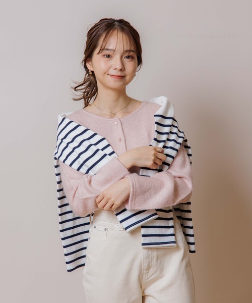 flower（フラワー）の「クリーミーカーディガン（カーディガン/ボレロ・レディース・ホワイト/ベージュ/ピンク・FREE）」の19枚目の写真