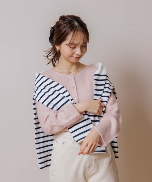 flower（フラワー）の「クリーミーカーディガン（カーディガン/ボレロ・レディース・ホワイト/ベージュ/ピンク・FREE）」の20枚目の写真