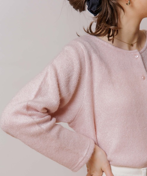 flower（フラワー）の「クリーミーカーディガン（カーディガン/ボレロ・レディース・ホワイト/ベージュ/ピンク・FREE）」の17枚目の写真