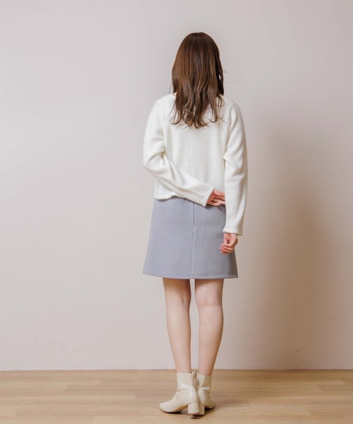 flower（フラワー）の「クリーミーカーディガン（カーディガン/ボレロ・レディース・ホワイト/ベージュ/ピンク・FREE）」の11枚目の写真