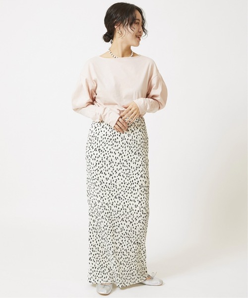 U by SPICK&SPAN(ユーバイスピックアンドスパン)の「≪追加≫ストレッチフラワータイトスカート2◆(スカート・レディース・ベージュ/ホワイト・38/36/34)」の19枚目の写真