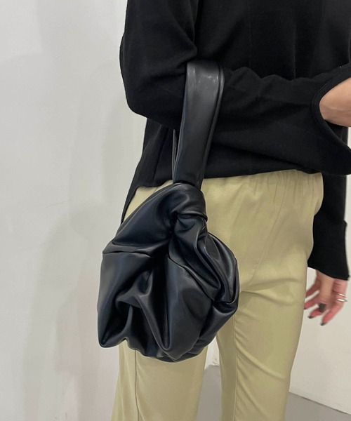 CAPRICIEUX LE'MAGE（カプリシューレマージュ）の「CHAOZ MINIバッグ（ハンドバッグ・レディース・ブラック/オレンジ/アイボリー・FREE）」の11枚目の写真