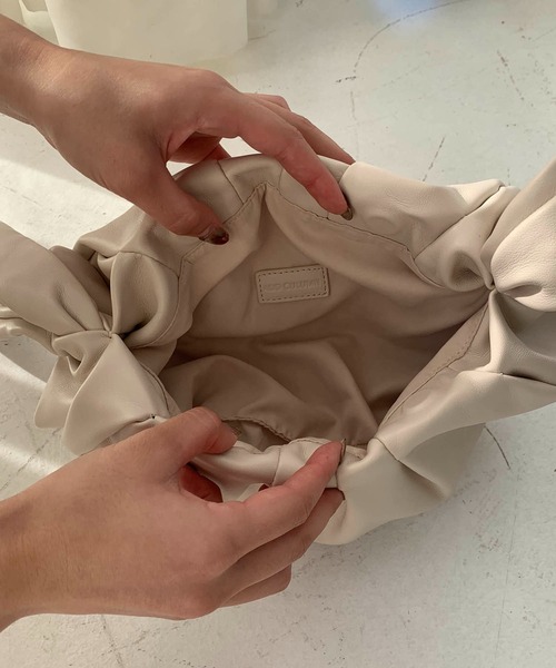 CAPRICIEUX LE'MAGE（カプリシューレマージュ）の「CHAOZ MINIバッグ（ハンドバッグ・レディース・ブラック/オレンジ/アイボリー・FREE）」の7枚目の写真