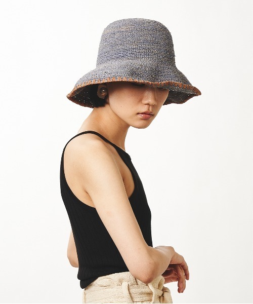 La Maison de Lyllis（メゾンドリリス）の「LAMP ランプ/ La Maison de Lyllis 2222026 メゾンドリリス（ハット・レディース・ブラック/ベージュ/グレー・57cm）」の10枚目の写真