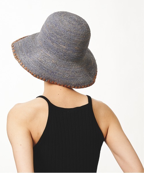 La Maison de Lyllis（メゾンドリリス）の「LAMP ランプ/ La Maison de Lyllis 2222026 メゾンドリリス（ハット・レディース・ブラック/ベージュ/グレー・57cm）」の9枚目の写真