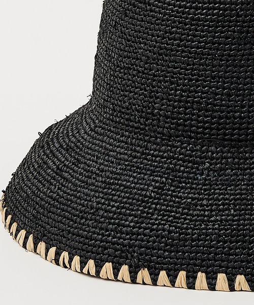 La Maison de Lyllis（メゾンドリリス）の「LAMP ランプ/ La Maison de Lyllis 2222026 メゾンドリリス（ハット・レディース・ブラック/ベージュ/グレー・57cm）」の8枚目の写真