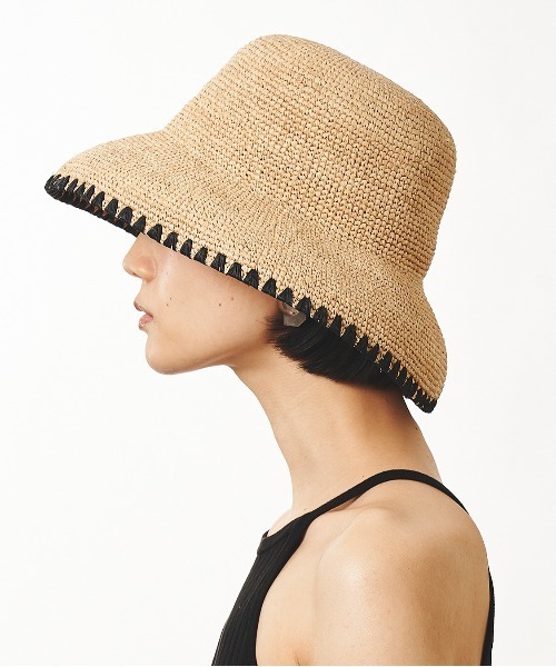 La Maison de Lyllis（メゾンドリリス）の「LAMP ランプ/ La Maison de Lyllis 2222026 メゾンドリリス（ハット・レディース・ブラック/ベージュ/グレー・57cm）」の14枚目の写真