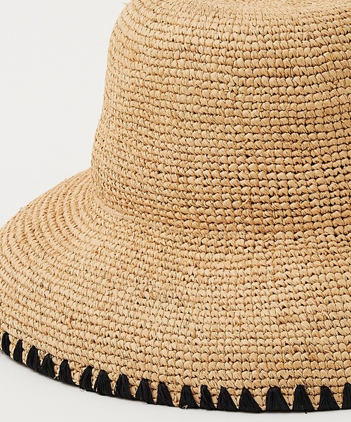 La Maison de Lyllis（メゾンドリリス）の「LAMP ランプ/ La Maison de Lyllis 2222026 メゾンドリリス（ハット・レディース・ブラック/ベージュ/グレー・57cm）」の18枚目の写真