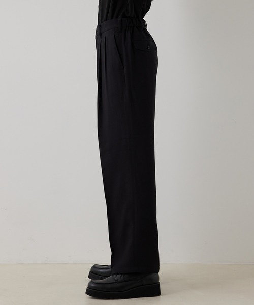 JUNRED（ジュンレッド）の「ドレープテクスチャー2タックワイドパンツ（スラックス・メンズ・ライトグレー/ブラック/ブルー系その他4・S/M/L）」の19枚目の写真